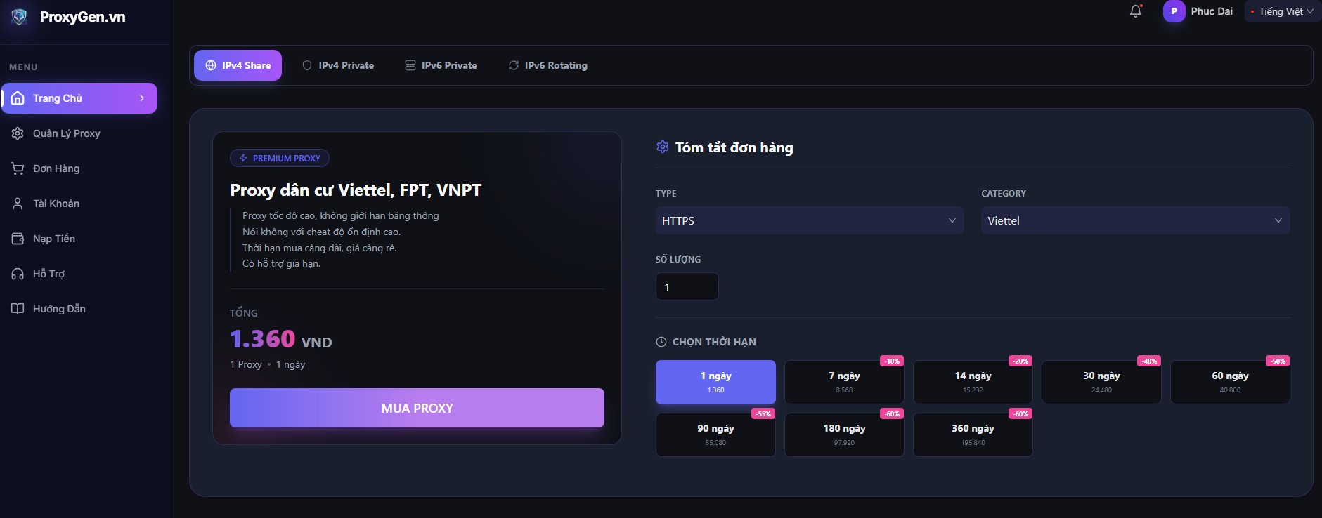 mua proxy tai proxygen.vn