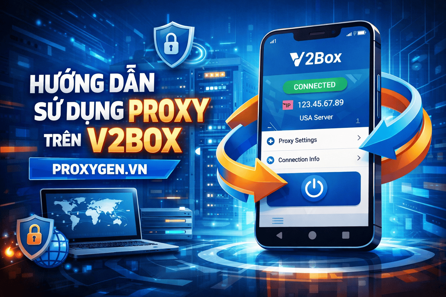 V2box Tutorial Ios Hướng dẫn cài đặt Proxy trên điện thoại (iOS/Android) bằng V2Box